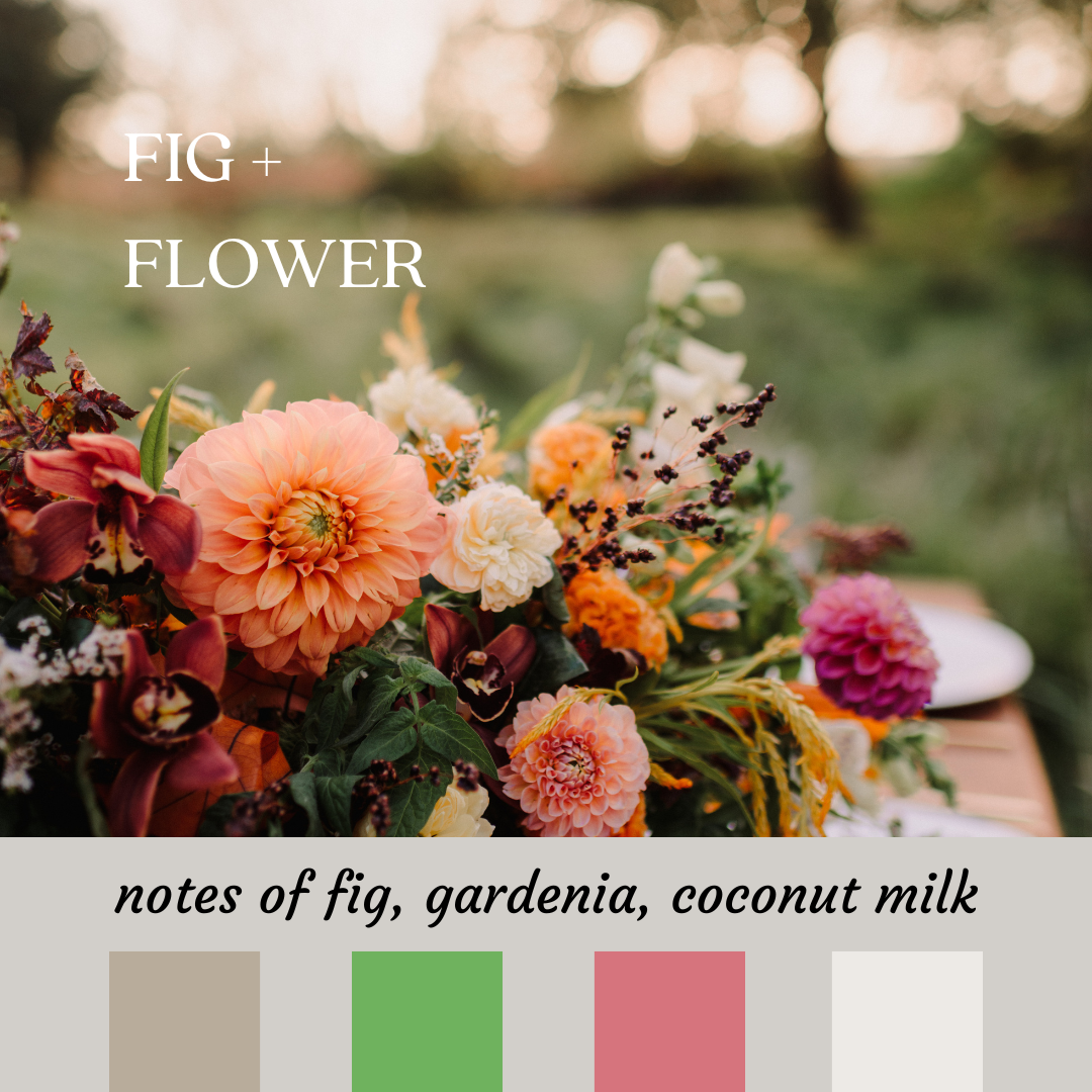 Fig + Flower Candle