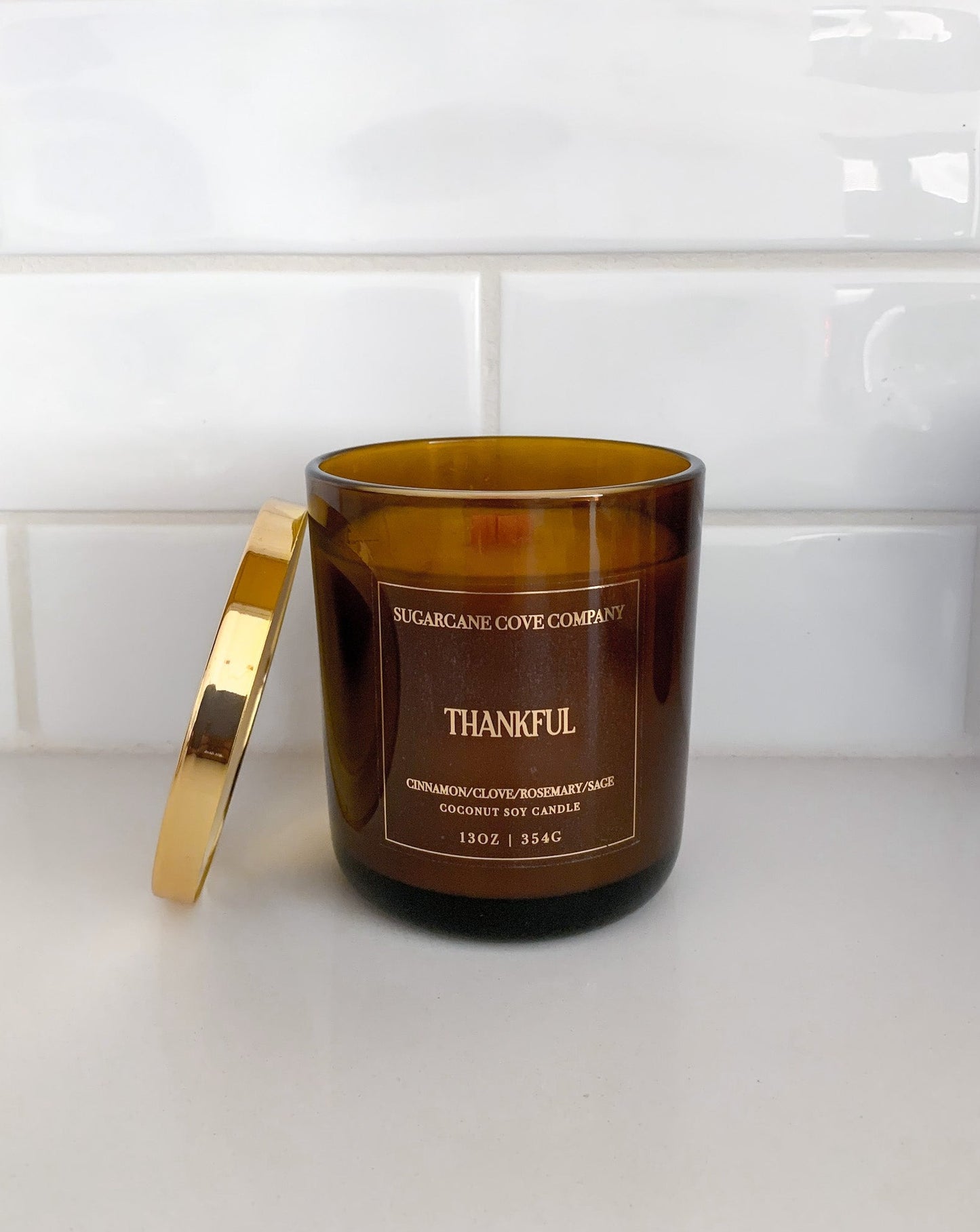 Thankful | Thanksgiving | Fall Candle | Sugarcane Cove Company