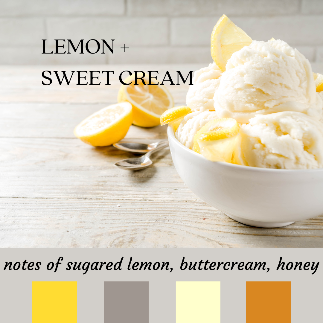 Lemon + Sweet Cream Candle