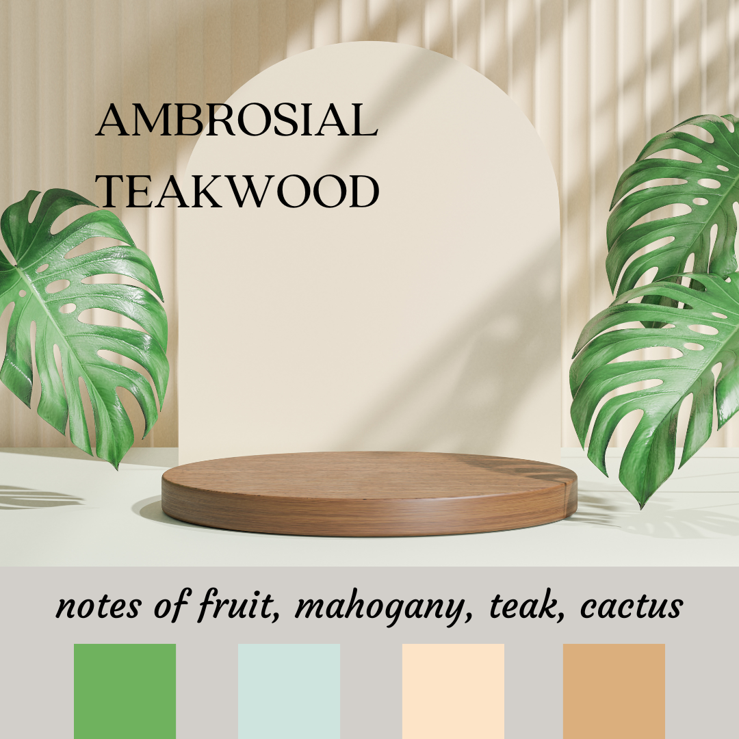 Ambrosial Teakwood Candle