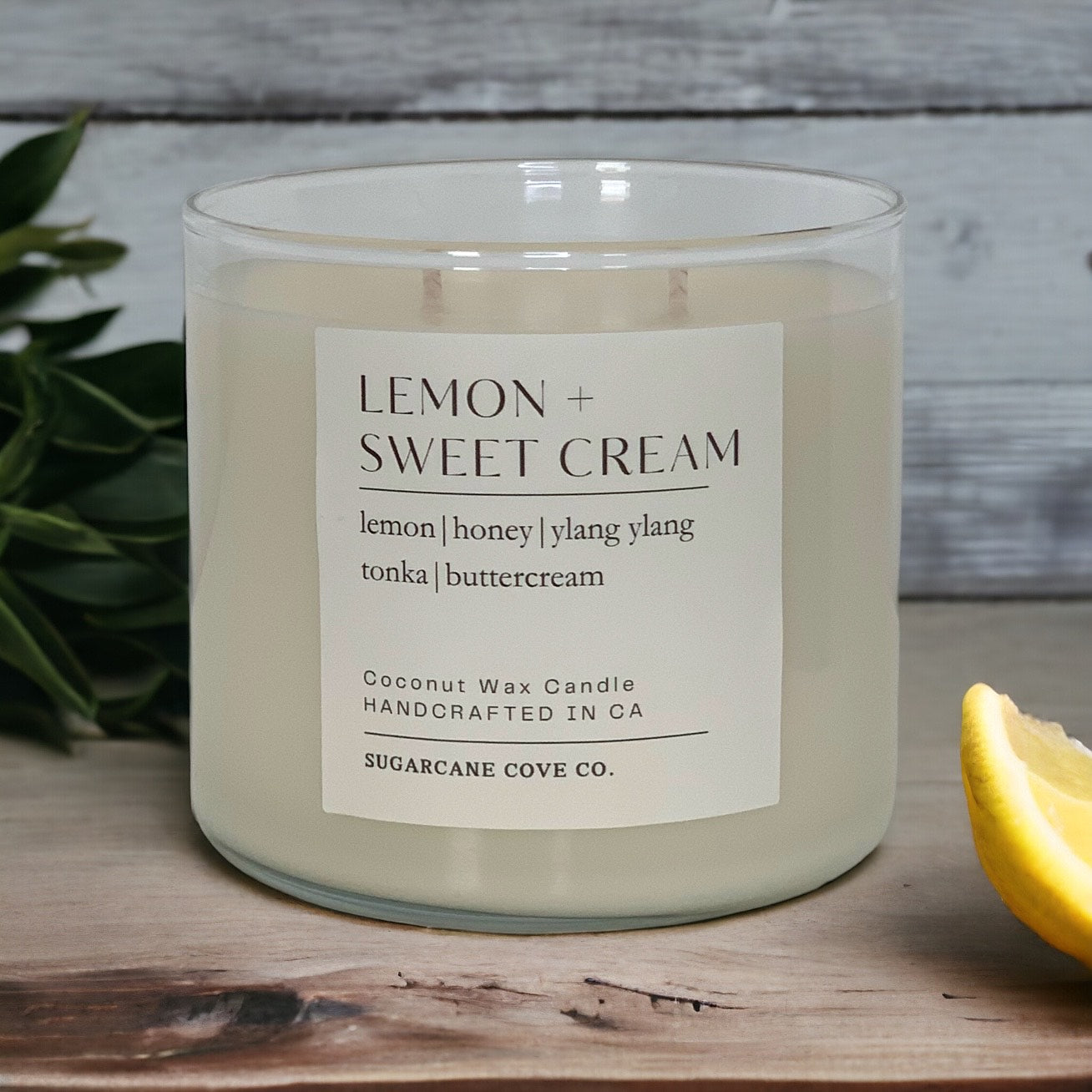 Lemon + Sweet Cream Candle