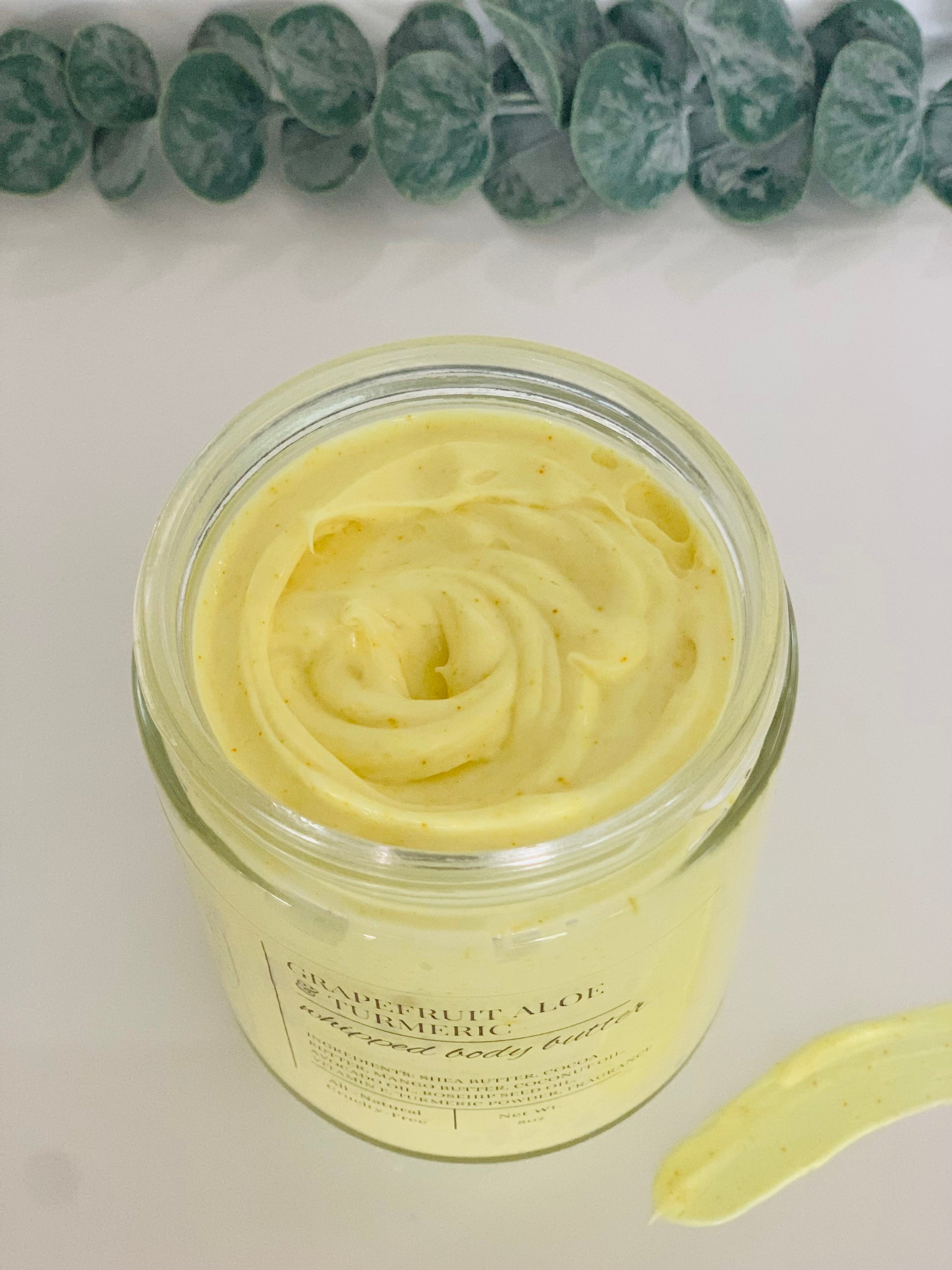 Grapefruit Aloe & Turmeric Whipped Body Butter - Sugarcane Cove Company