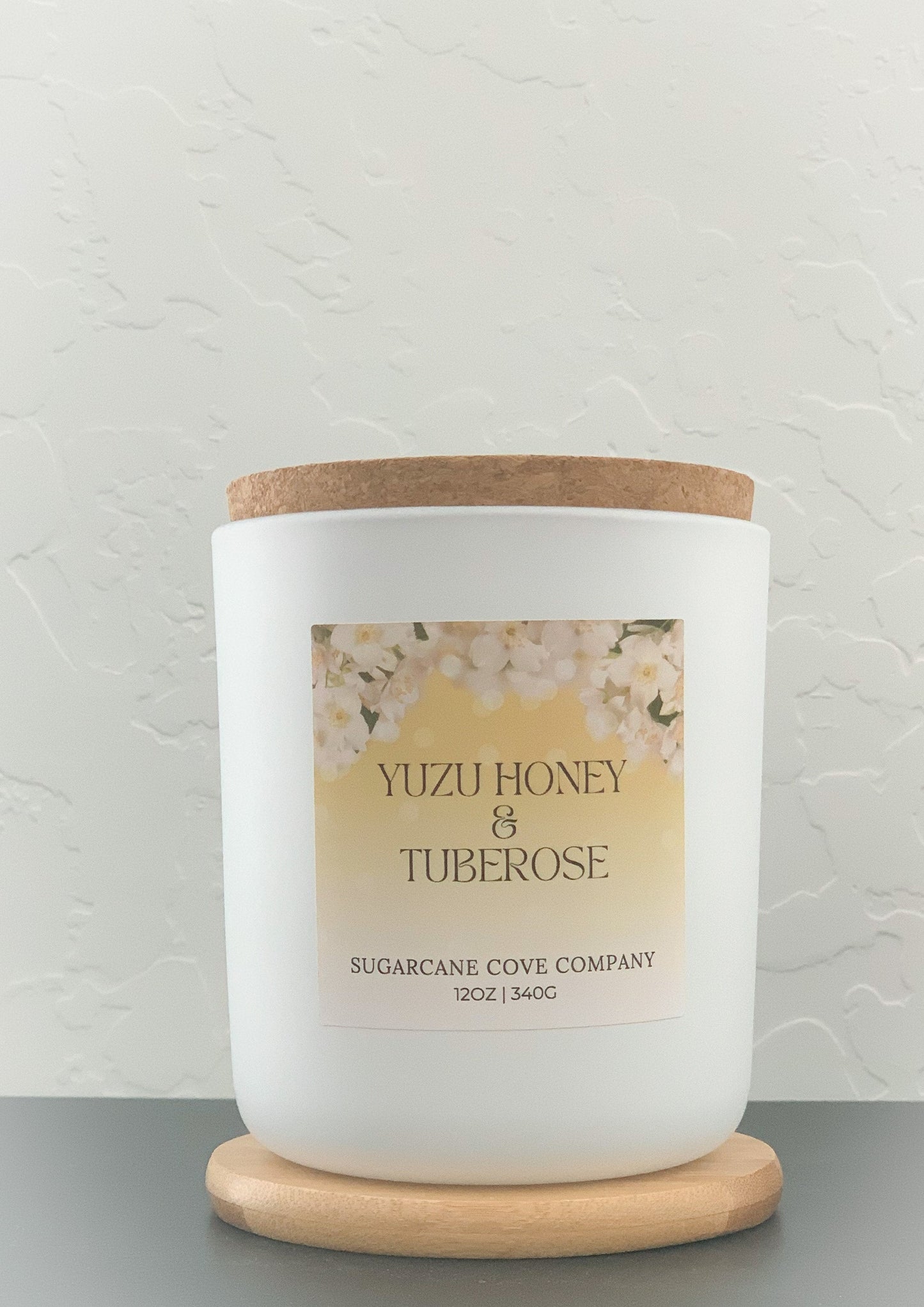 Yuzu Honey & Tuberose Candle - Sugarcane Cove Company